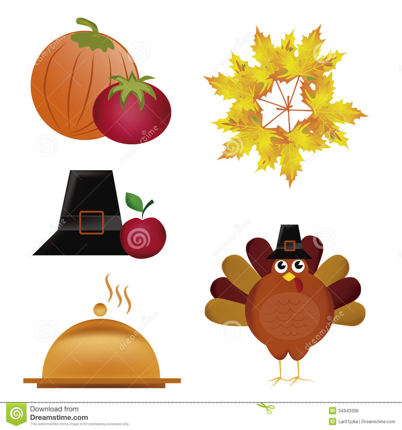 Thanksgiving Day Icons