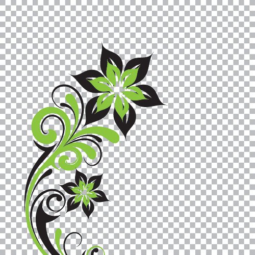Transparent Flower Vector Transparent Flower Vector