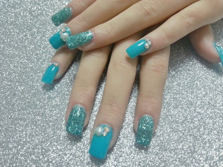 Turquoise Nail Design