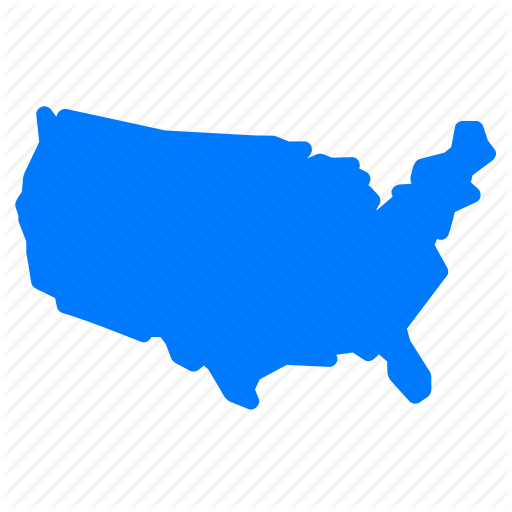 United States Map Icon United States Map Icon