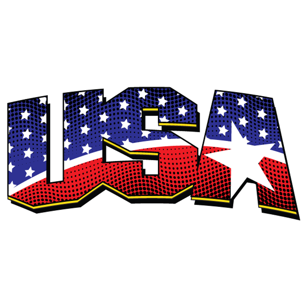 USA American Flag Font USA American Flag Font