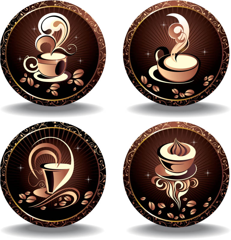 Vector Coffee Labels