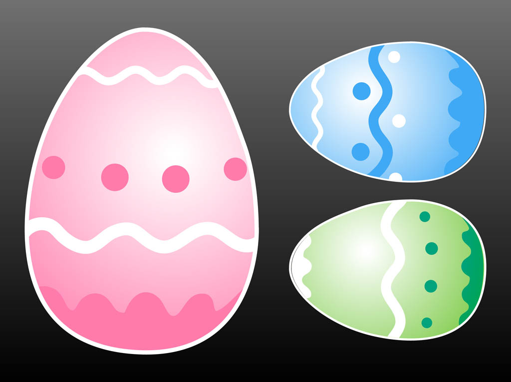 Vector Easter Eggs