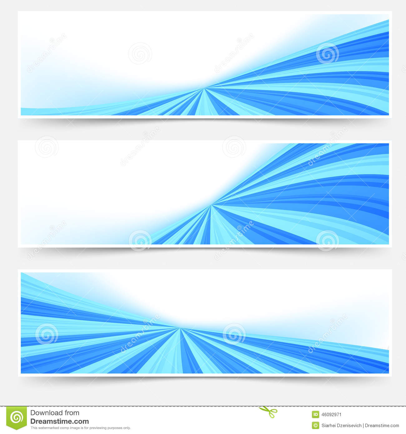 Vector Header and Footer