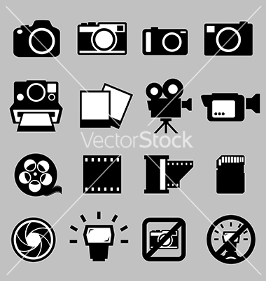 Video Camera Icon Vector Free