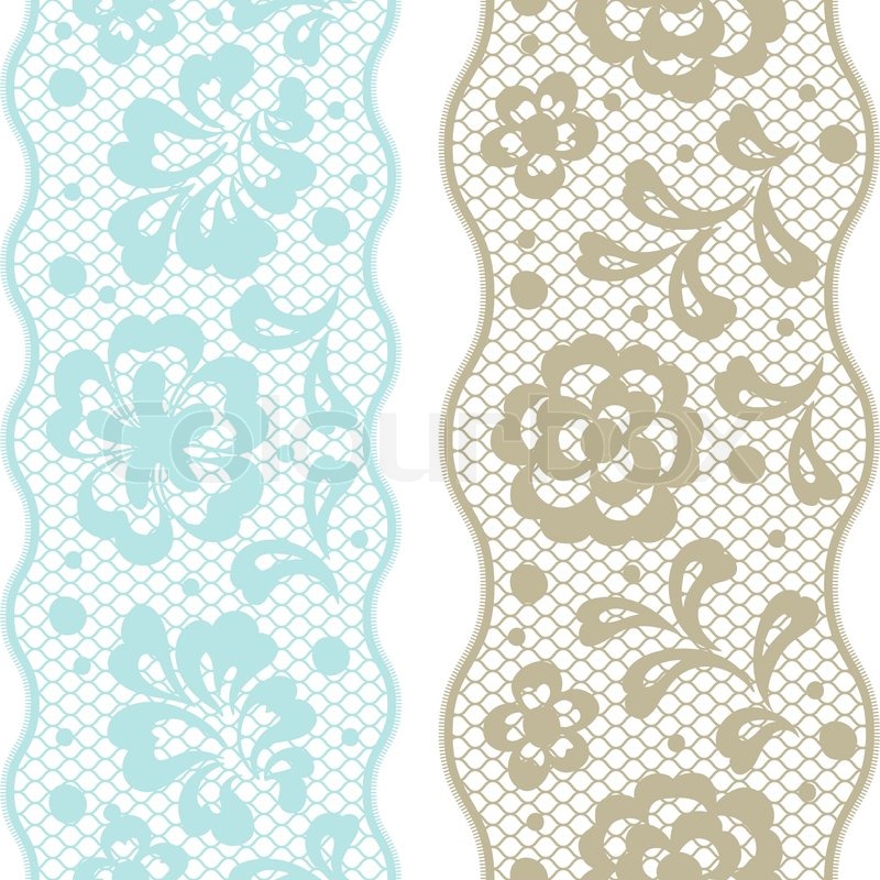 Vintage Flower Background Seamless Vector Lace Pattern Vintage Flower Background Seamless Vector Lace Pattern