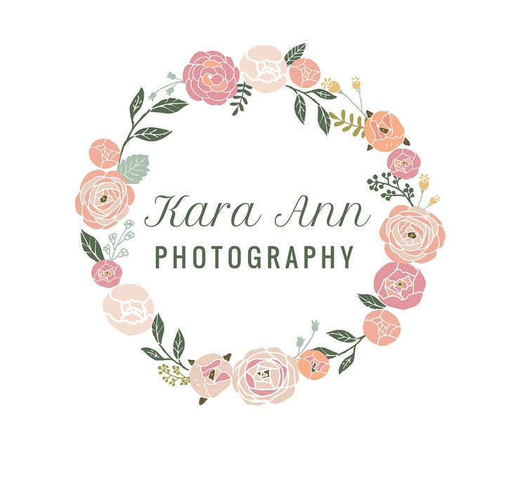 Vintage Flower Photography Logo