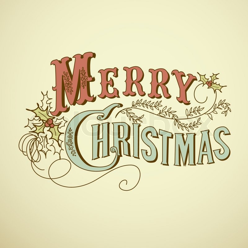 Vintage Merry Christmas Vintage Merry Christmas