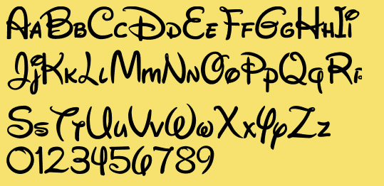 Walt Disney Font Walt Disney Font