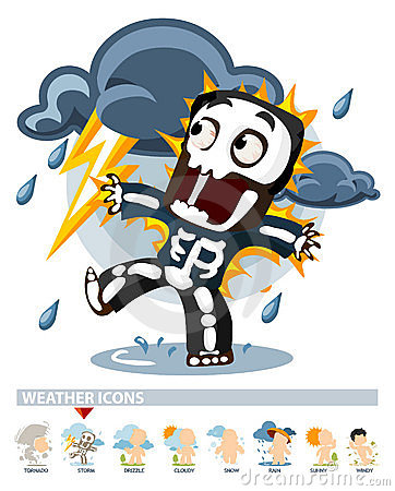 Weather Channel Thunderstorm Icon