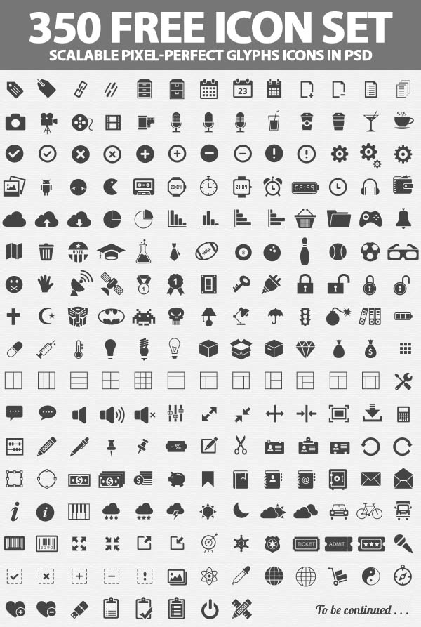 Web Icons PSD Free Download