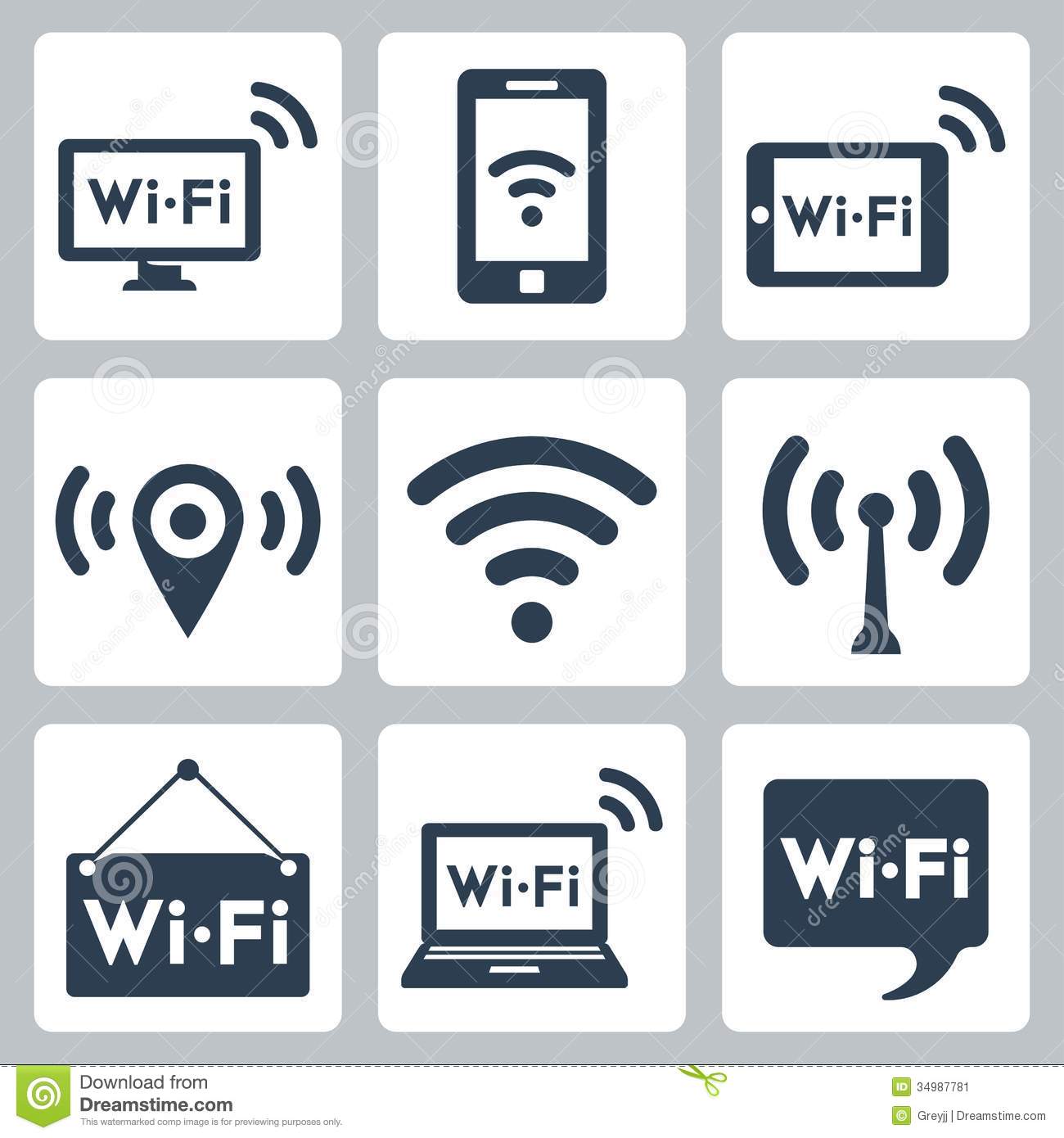 Wi-Fi Icon Vector