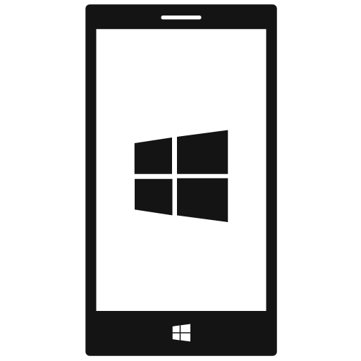 Windows Phone Icons White PNG