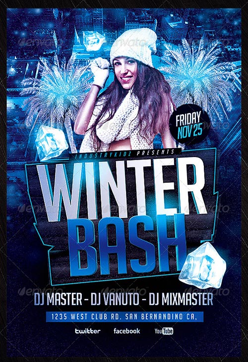 Winter Flyer Template