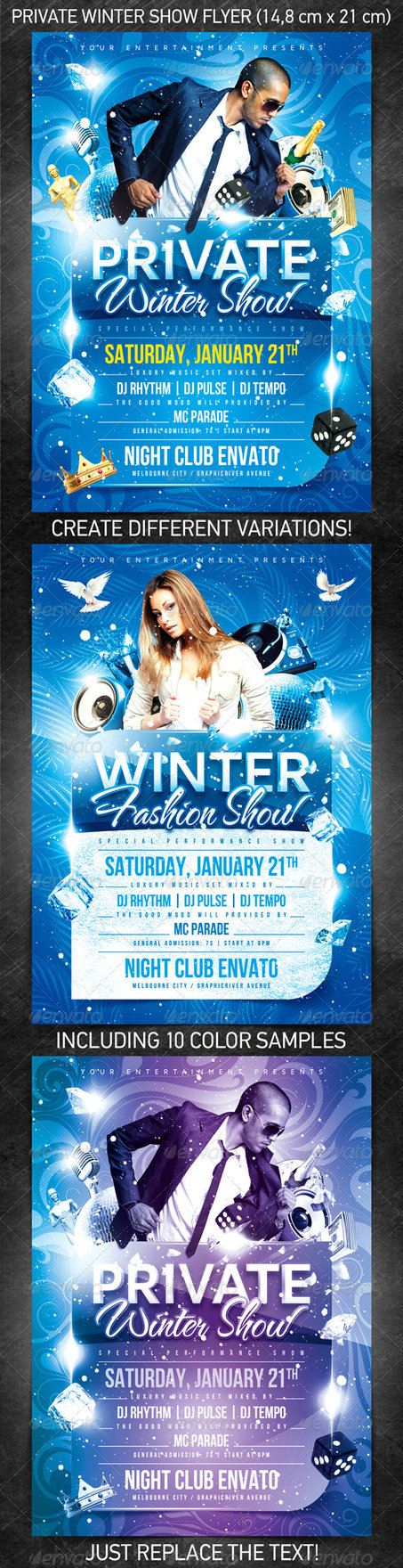 Winter Flyer Template