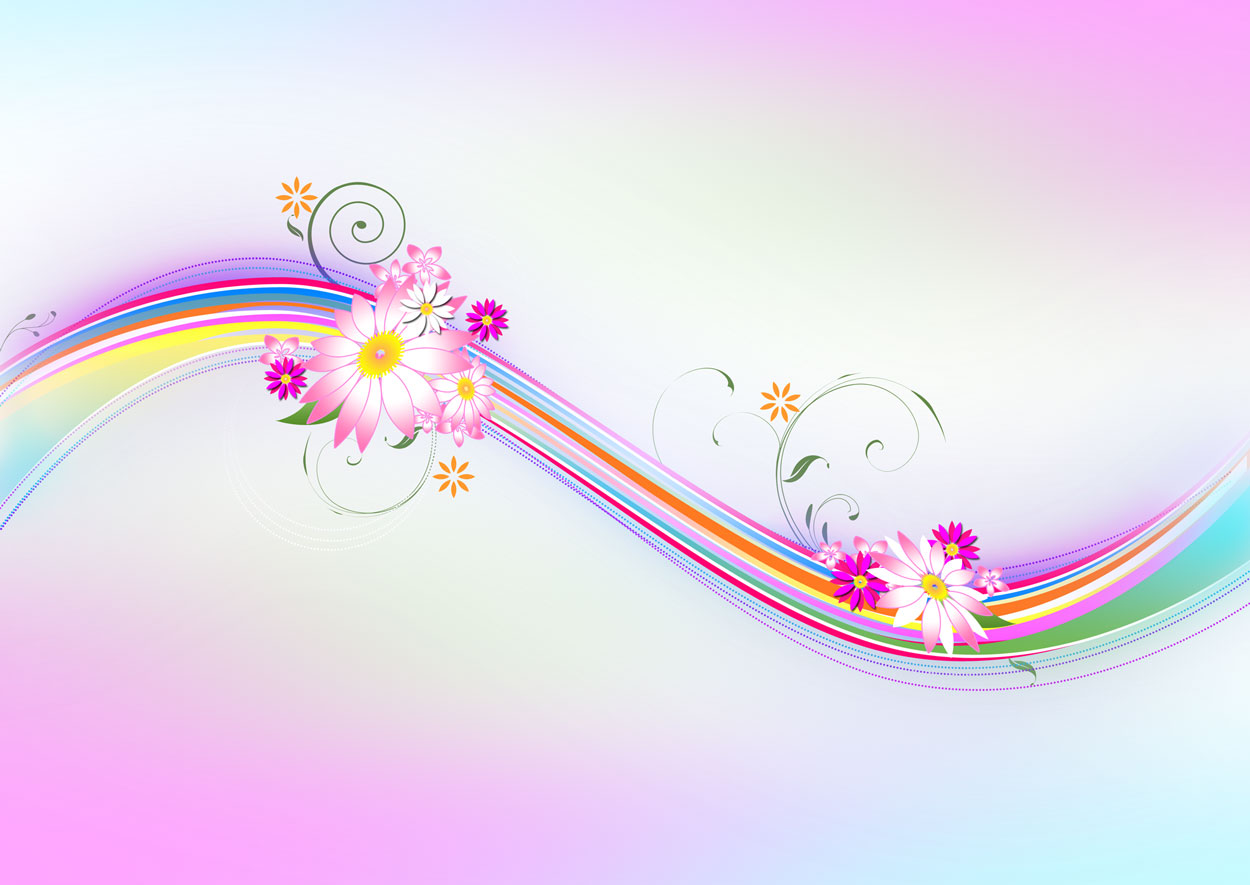 Abstract Floral Design