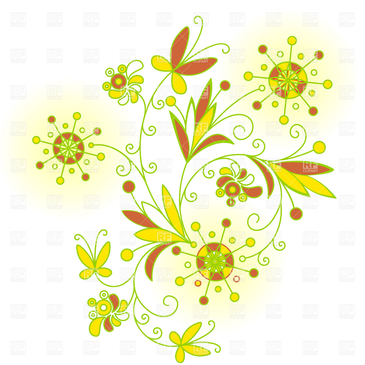 Abstract Flower Floral Design