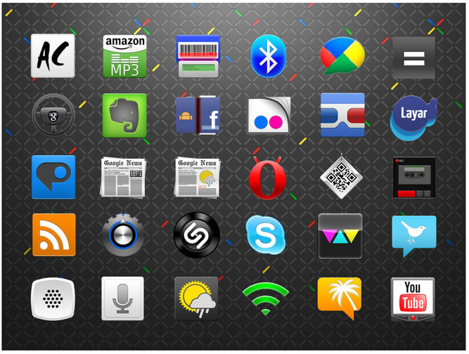 6 Photos of Mobile Phone App Icons