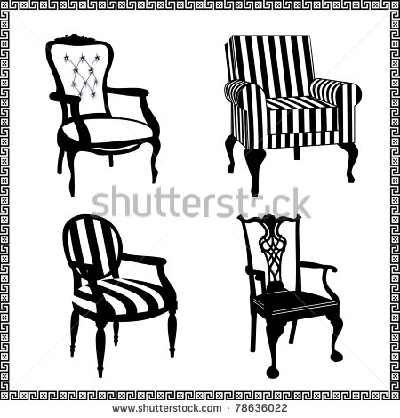 Antique Chair Silhouette