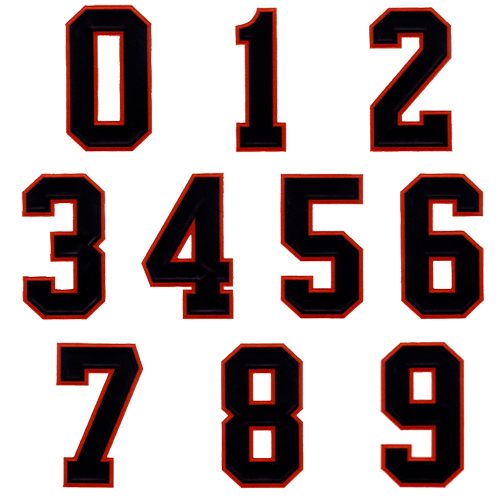 Athletic Number Fonts