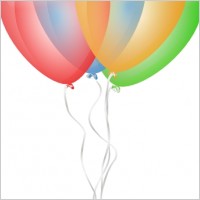 Birthday Balloons Clip Art