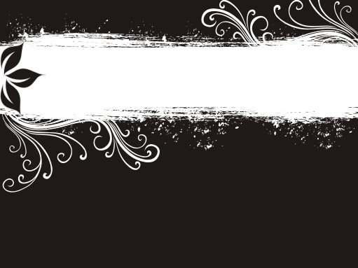 Black and White Banner