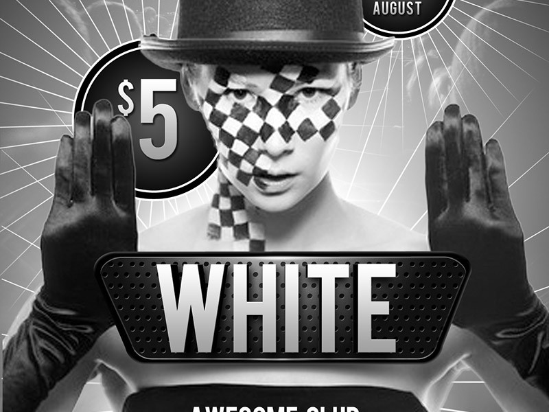 12 Black And White PSD Images