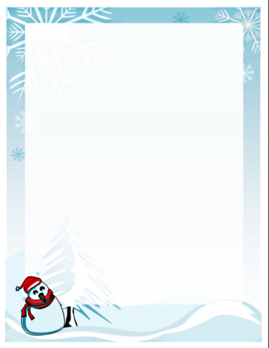 Blank Christmas Invitation Templates