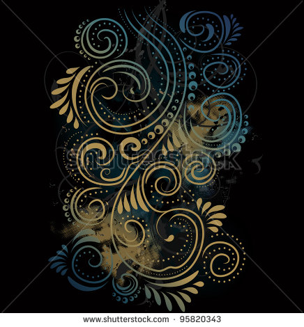 Blue and Gold Design Blue and Gold Design