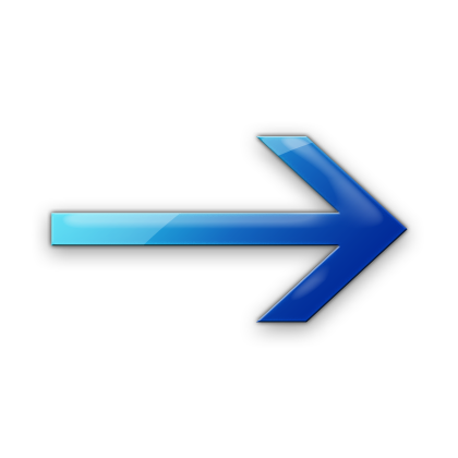 Blue Right Arrow Icon