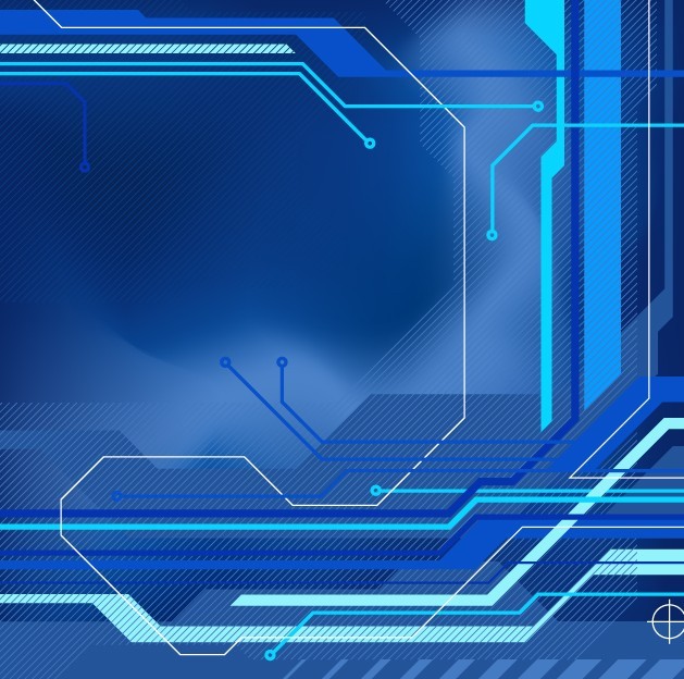Blue Tech Vector Background