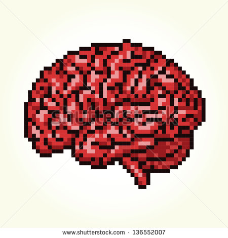 Brain Pixel Art