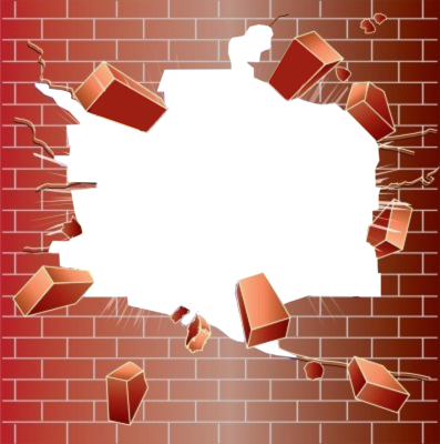 Brick Wall with Hole