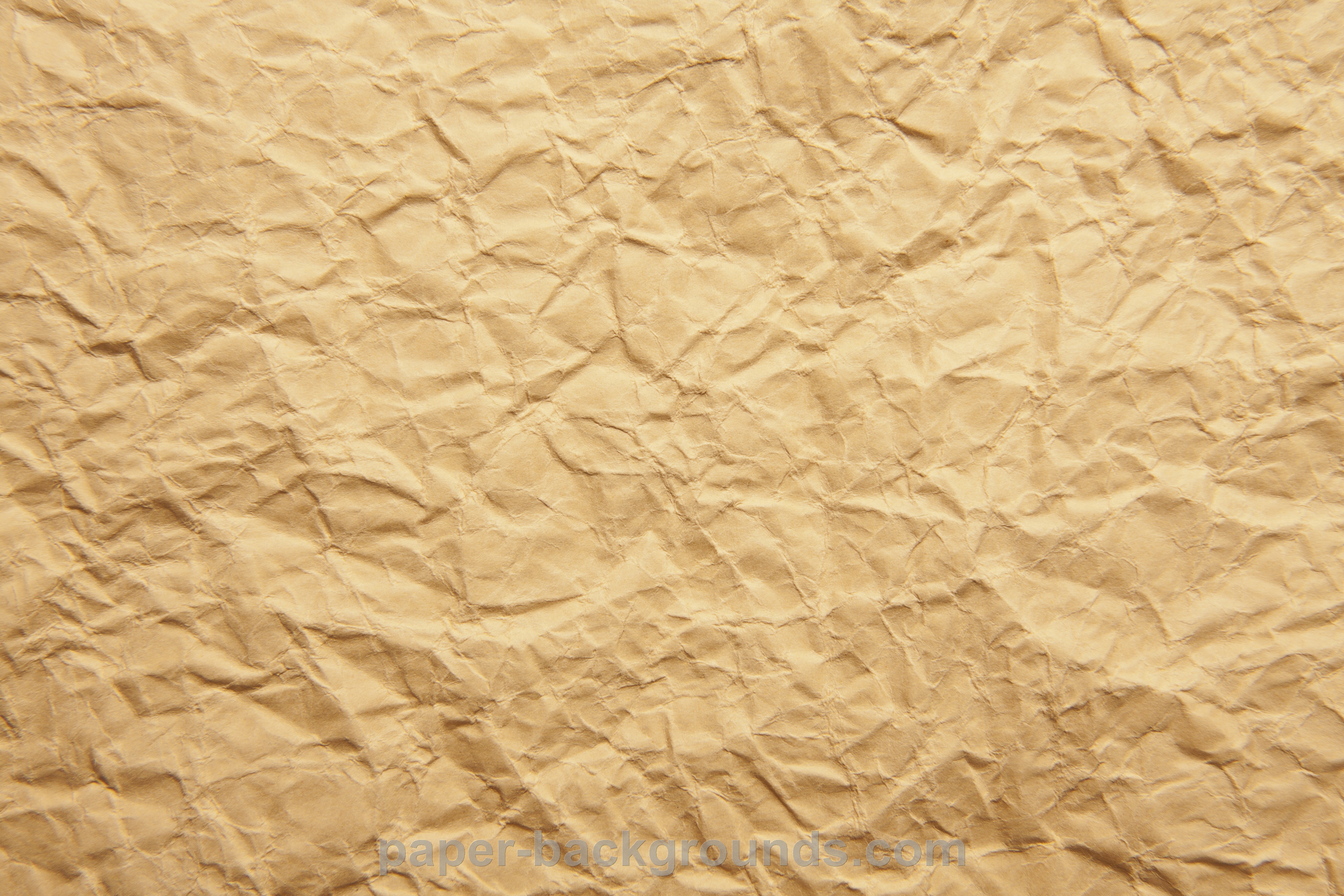 Brown Crumpled Paper Texture