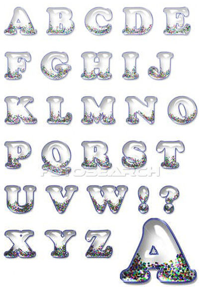 Bubble Letters Alphabet Font