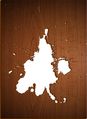Bullet Hole PNG Wood