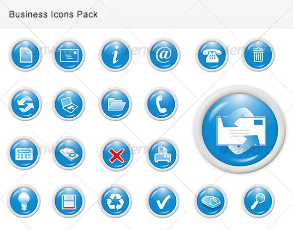 Business Web Graphics Icons