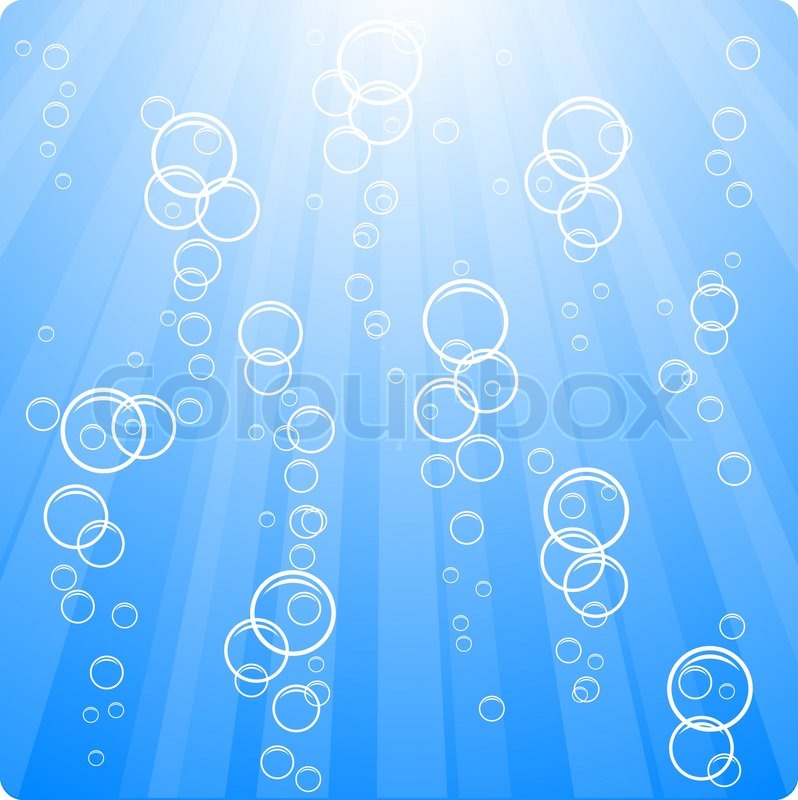 Cartoon Water Bubbles Vector