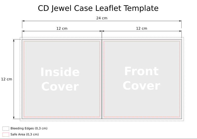 CD Jewel Case Template Word