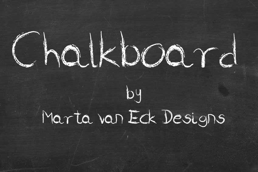 Chalkboard Font Download