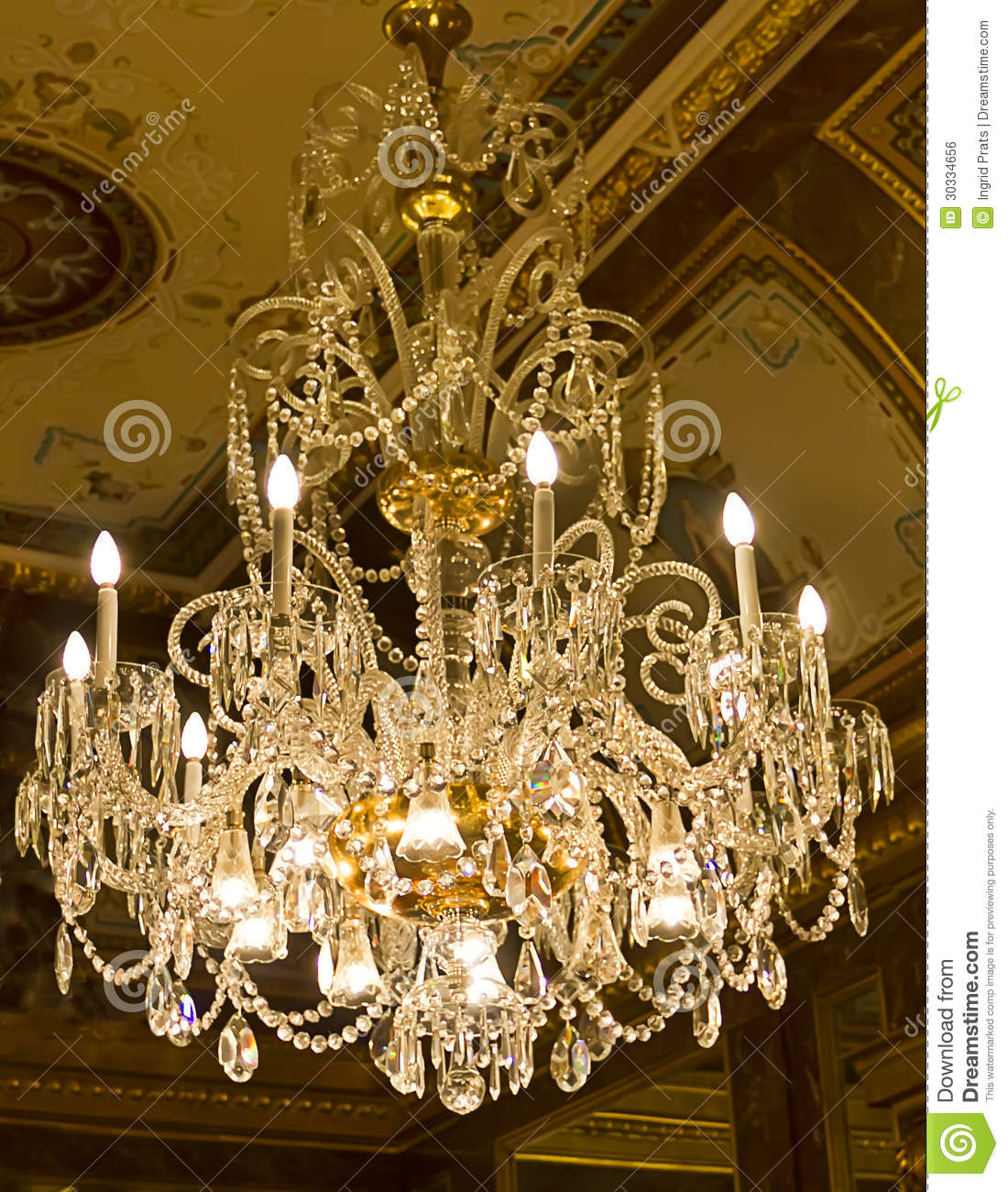 Chandeliers Hanging From Ceiling