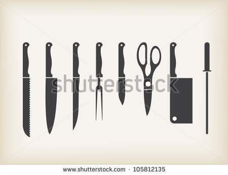 Chef Knife Vector Art