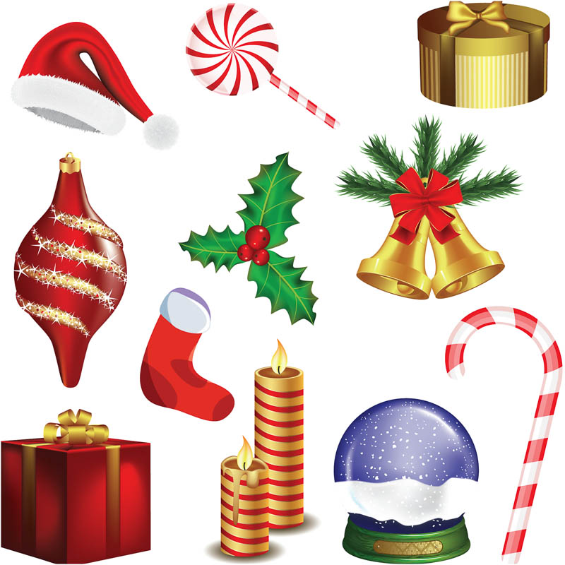 Christmas Decorations Clip Art