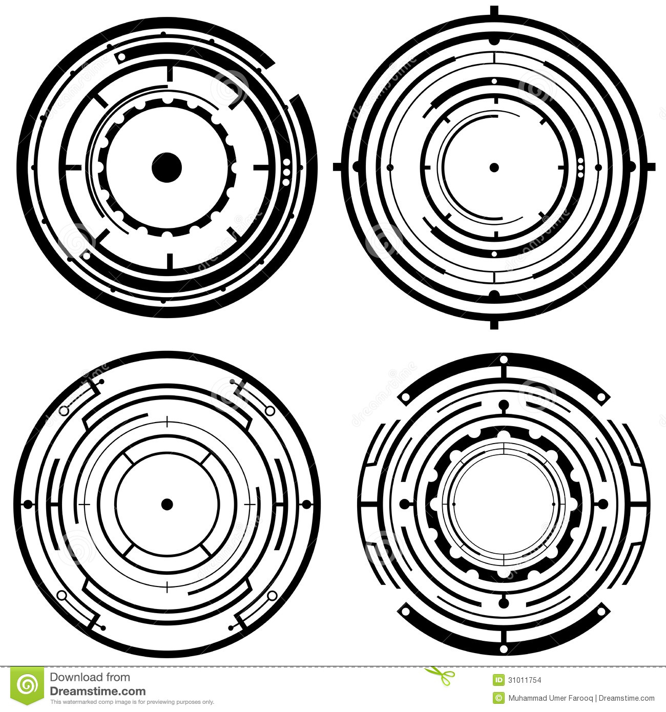 Circle Design Vector Graphics
