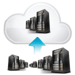 Cloud Data Center Icon