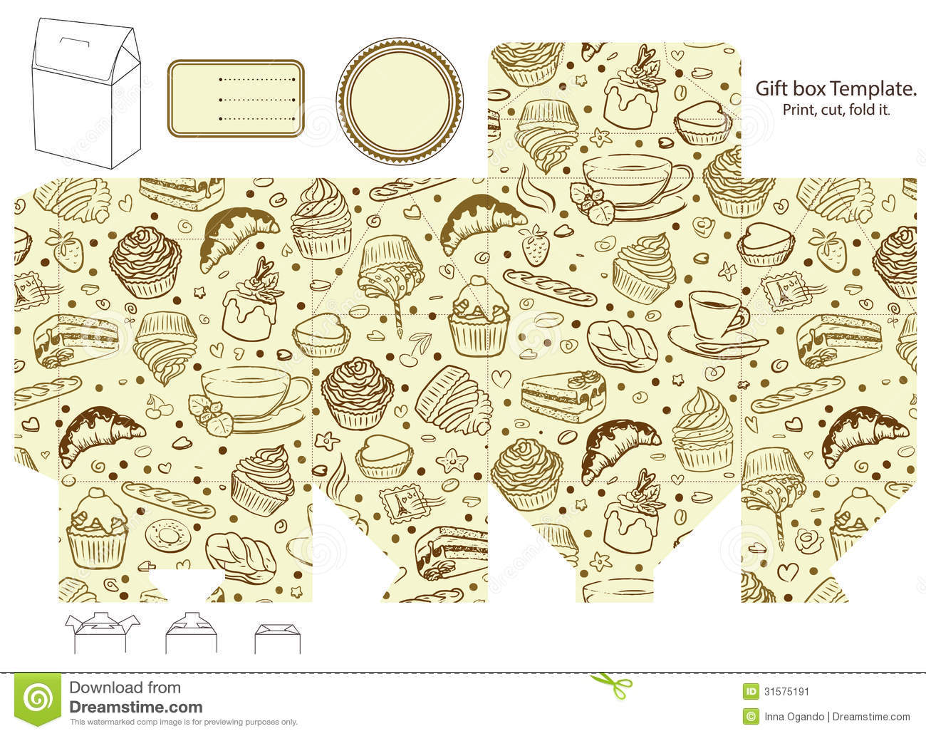 Coffee Box Packaging Templates Coffee Box Packaging Templates