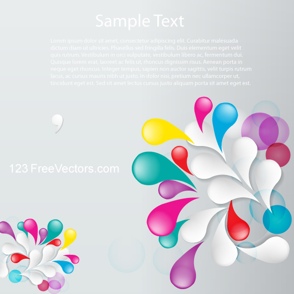 Colorful Abstract Vector Designs