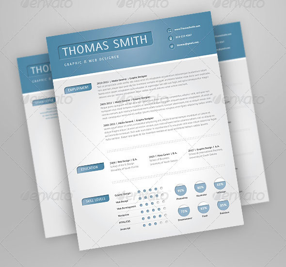 Creative InDesign Resume Template Creative InDesign Resume Template