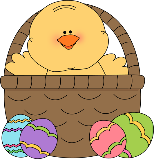 Cute Easter Basket Clip Art