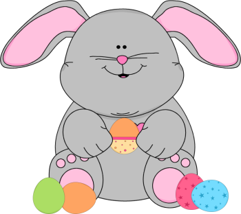 Cute Easter Bunnies Clip Art